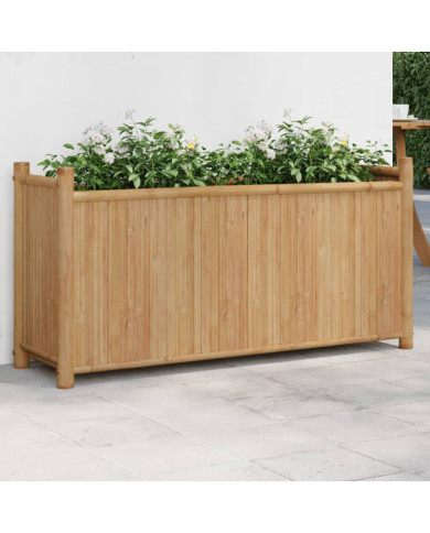 Jardinière 100x30x50 cm bambou | Mobilier & Déco