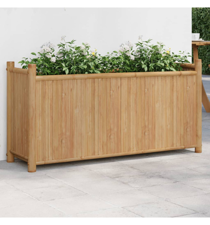 Jardinière 100x30x50 cm bambou | Mobilier & Déco