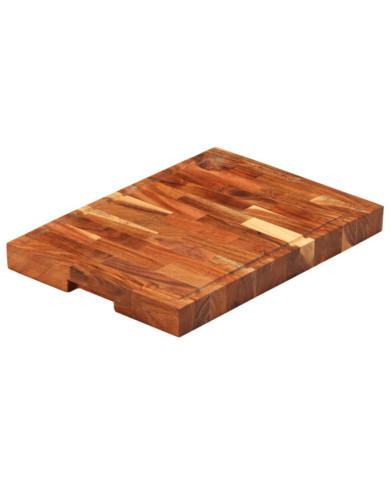 Planche à découper 42x30x4 cm bois d'acacia massif | Mobilier & Déco