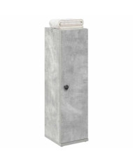 Meuble de salle de bain avec porte-rouleau gris béton | Mobilier & Déco