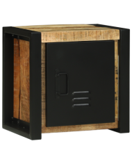 Armoire murale de salle de bain 40x30x40 cm en bois massif de manguier brut | Mobilier & Déco