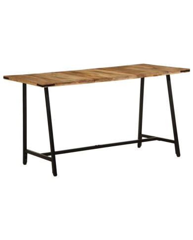 Table à manger 140x70x75 cm bois de manguier massif | Mobilier & Déco