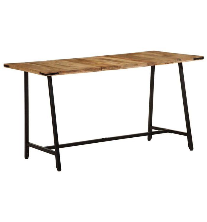 Table à manger 140x70x75 cm bois de manguier massif | Mobilier & Déco