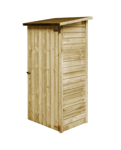 Abri à outils de jardin bois de pin imprégné 88 x 76 x 175 cm | Mobilier & Déco