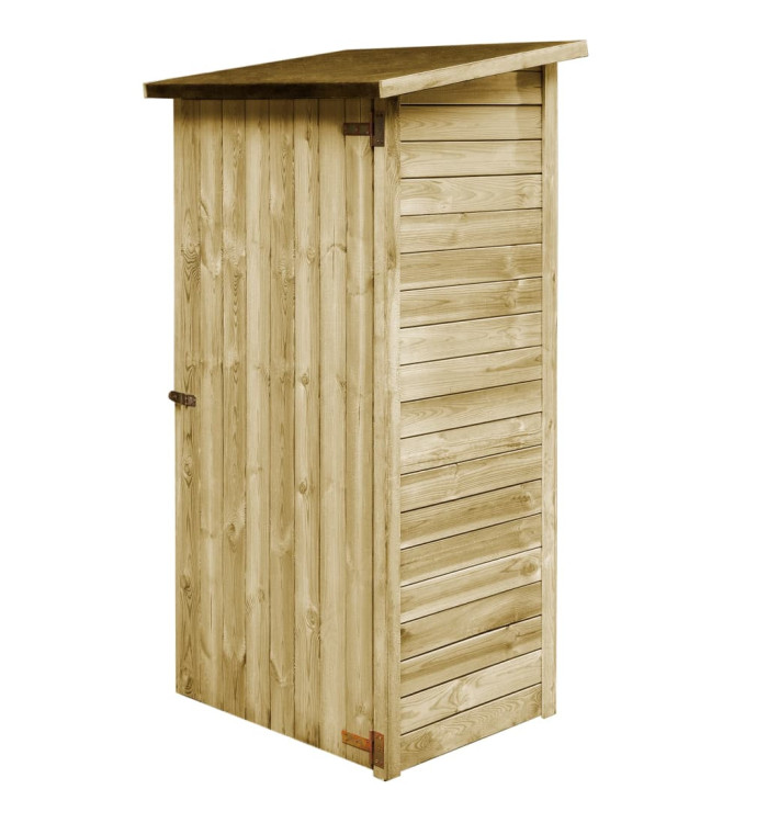 Abri à outils de jardin bois de pin imprégné 88 x 76 x 175 cm | Mobilier & Déco