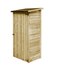 Abri à outils de jardin bois de pin imprégné 88 x 76 x 175 cm | Mobilier & Déco