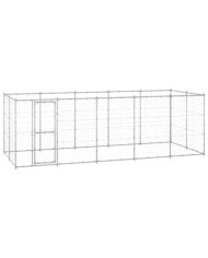 Chenil extérieur Acier galvanisé 12,1 m² | Mobilier & Déco