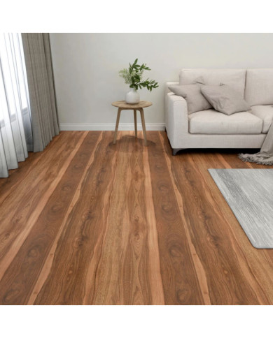 Dalles de plancher autoadhésives 20 pcs PVC 1,86 m² marron | Mobilier & Déco