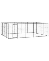 Chenil d'extérieur pour chiens Acier 24,2 m² | Mobilier & Déco