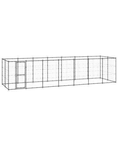 Chenil extérieur Acier 16,94 m² | Mobilier & Déco