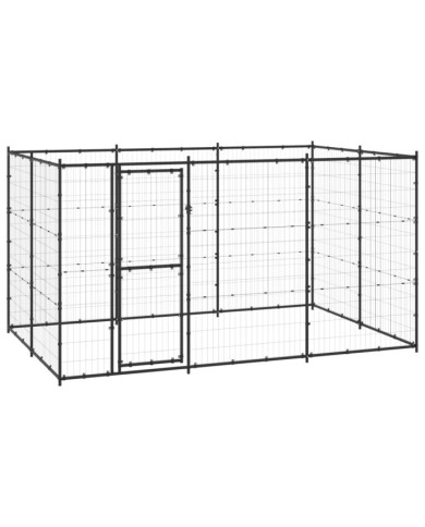 Chenil extérieur Acier 7,26 m² | Mobilier & Déco
