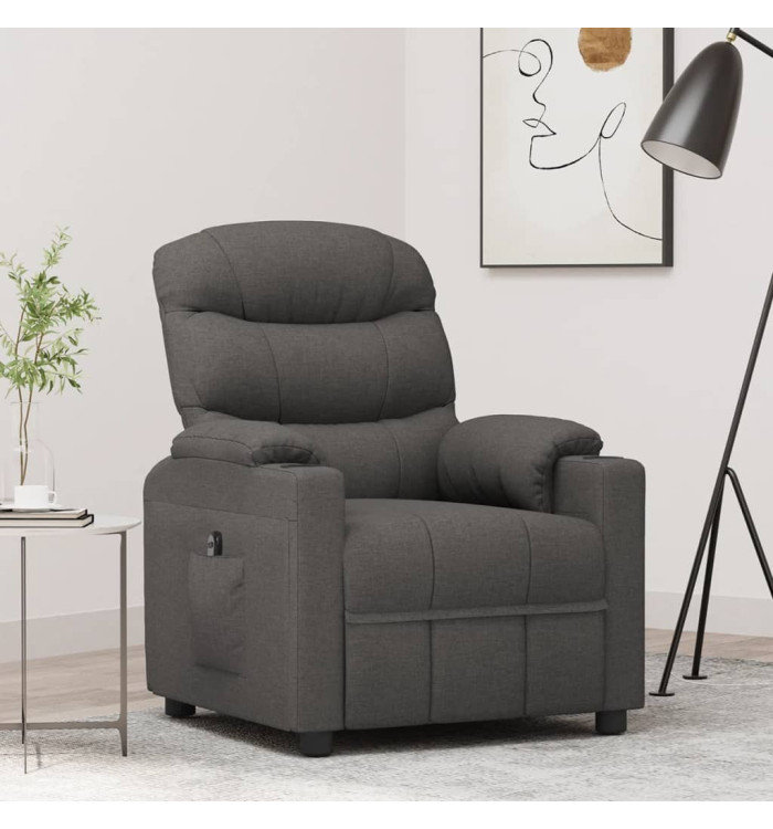 Fauteuil Gris foncé Tissu | Mobilier & Déco