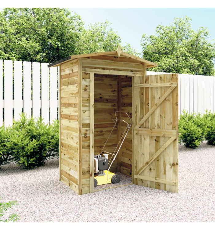 Abri de stockage de jardin Bois de pin imprégné | Mobilier & Déco