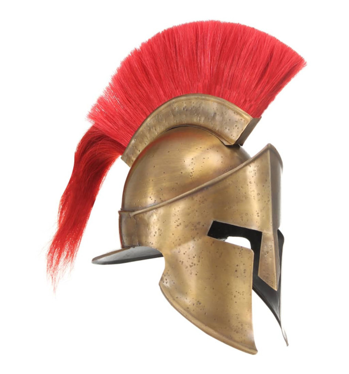 Casque de guerrier grec antique pour GN Laiton Acier | Mobilier & Déco