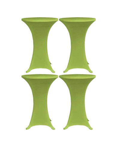 Housses de table extensible 4 pcs 80 cm Vert | Mobilier & Déco