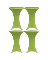 Housses de table extensible 4 pcs 80 cm Vert | Mobilier & Déco