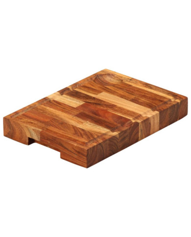Planche à découper 30x21x4 cm bois d'acacia massif | Mobilier & Déco