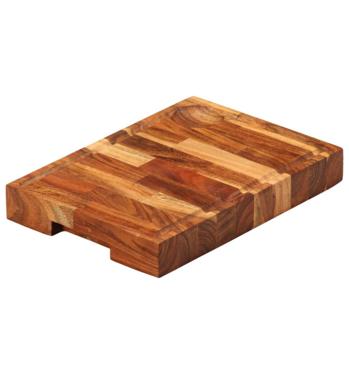 Planche à découper 30x21x4 cm bois d'acacia massif | Mobilier & Déco