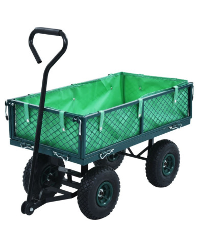 Chariot à main de jardin Vert 250 kg | Mobilier & Déco