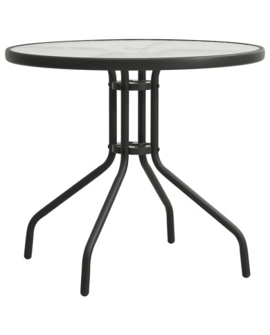 Table de bistro Anthracite Ø80x71 cm Acier | Mobilier & Déco