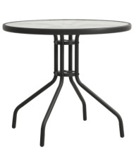 Table de bistro Anthracite Ø80x71 cm Acier | Mobilier & Déco