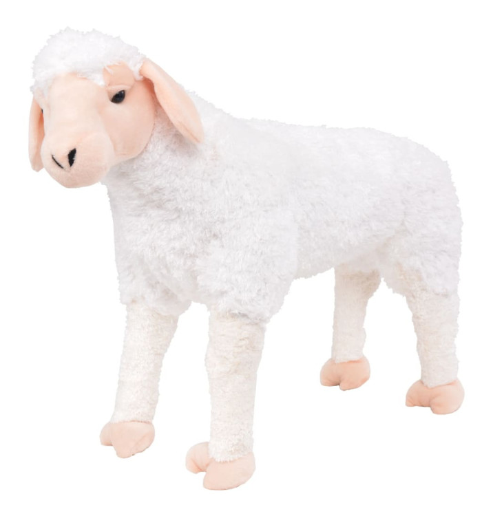 Jouet en peluche Mouton Blanc XXL | Mobilier & Déco