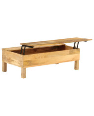 Table basse Bois de manguier massif 110x55x35 cm | Mobilier & Déco