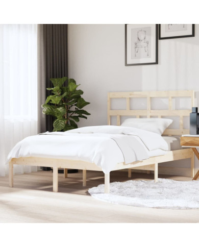 Cadre de lit sans matelas bois massif | Mobilier & Déco