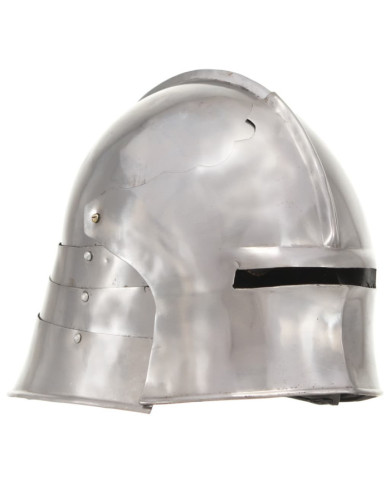 Casque de chevalier médiéval antique pour GN Argenté Acier | Mobilier & Déco