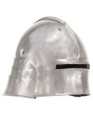 Casque de chevalier médiéval antique pour GN Argenté Acier | Mobilier & Déco