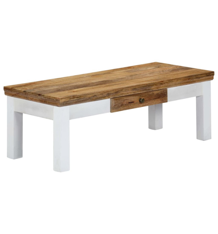 Table basse 110x50x40 cm Bois de manguier massif | Mobilier & Déco
