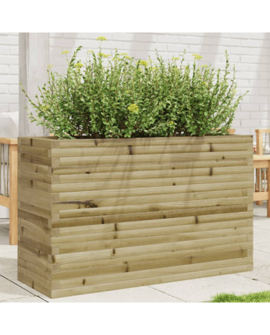 Jardinière 110x40x68,5 cm bois de pin imprégné | Mobilier & Déco