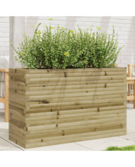 Jardinière 110x40x68,5 cm bois de pin imprégné | Mobilier & Déco