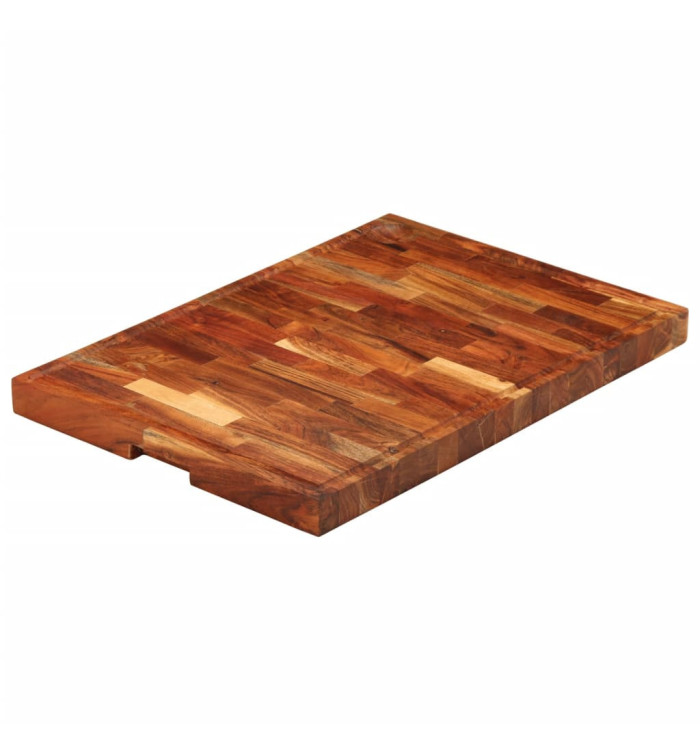 Planche à découper 60x42x4 cm bois d'acacia massif | Mobilier & Déco