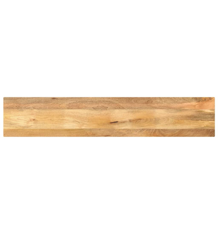 Dessus de table 140x40x2,5cm rectangulaire bois massif manguier | Mobilier & Déco