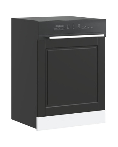 Panneau de lave-vaisselle Porto noir 60x1,5x67 cm | Mobilier & Déco