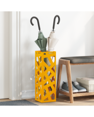 Porte-parapluies Jaune moutarde Métal Moyen Élégant | Mobilier & Déco