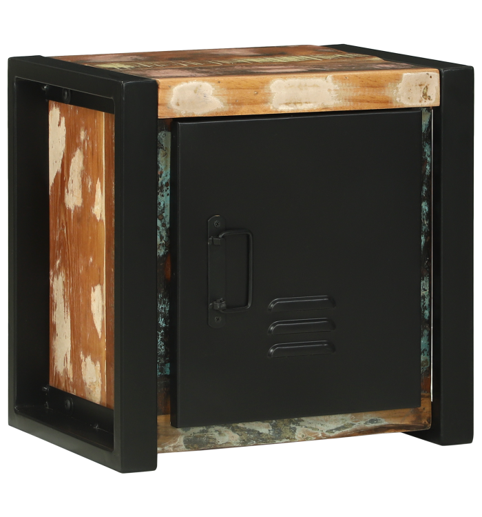 Armoire Murale de Salle de Bain Multicolore Bois Récupéré Moyenne | Mobilier & Déco