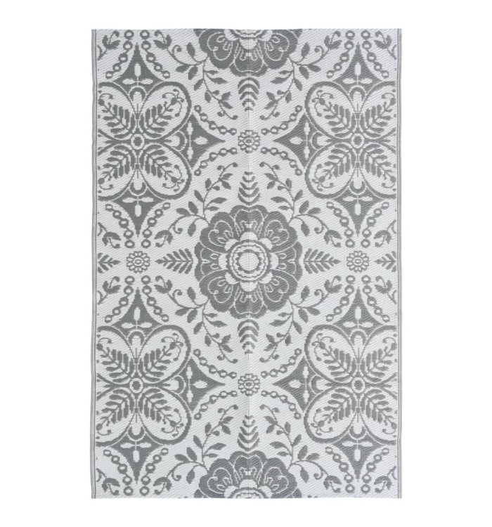 Tapis d'extérieur ARAKIL Gris clair 190x290 cm PP | Mobilier & Déco