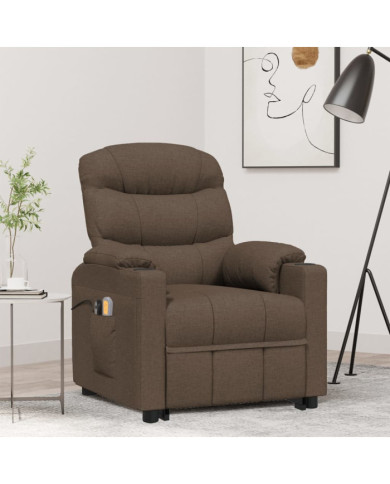 Fauteuil de massage Marron Tissu | Mobilier & Déco
