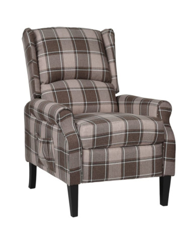 Fauteuil inclinable Beige Tissu | Mobilier & Déco