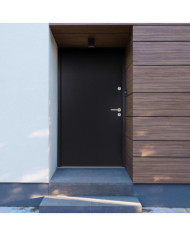 Porte d'entrée Aluminium Anthracite 110x207,5 cm | Mobilier & Déco