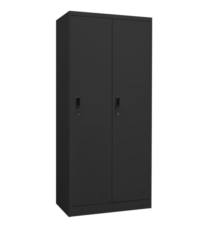 Garde-robe Anthracite 80x50x180 cm Acier | Mobilier & Déco