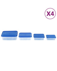Récipients de stockage des aliments avec couvercles 16 pcs PP | Mobilier & Déco