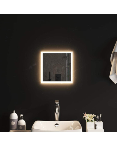 Miroir de salle de bain à LED 30x30 cm | Mobilier & Déco