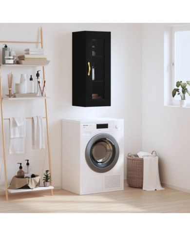 Armoire murale noir 34,5x34x90 cm | Mobilier & Déco