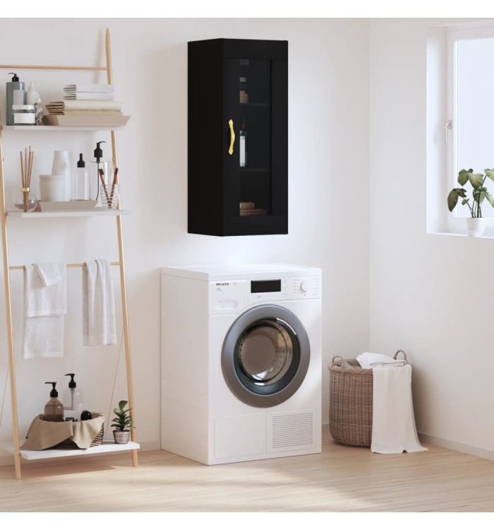 Armoire murale noir 34,5x34x90 cm | Mobilier & Déco