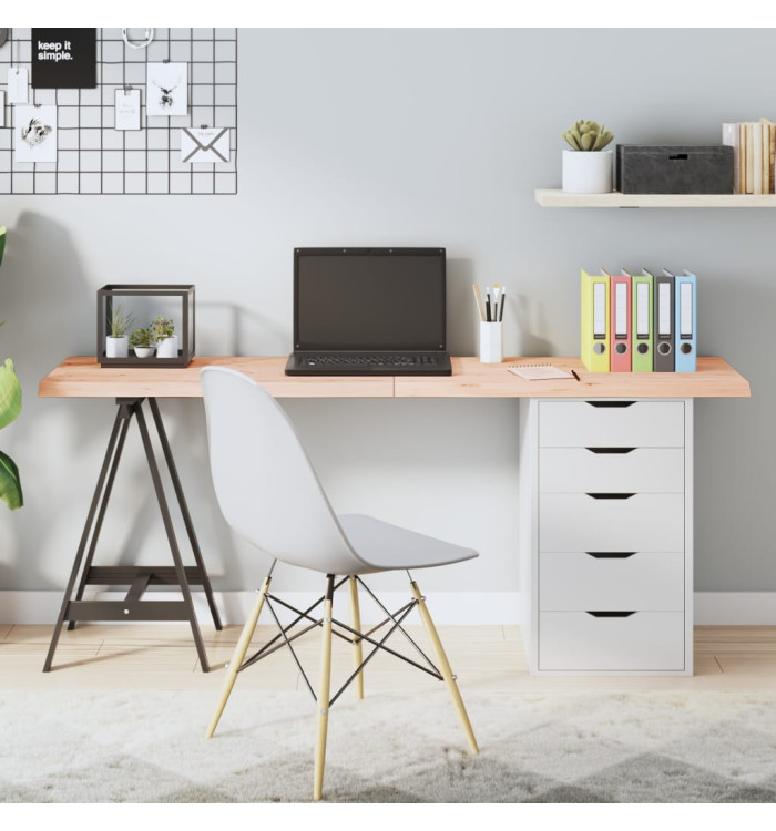 Dessus de table 160x60x(2-4) cm bois de chêne massif non traité | Mobilier & Déco