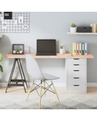 Dessus de table 160x60x(2-4) cm bois de chêne massif non traité | Mobilier & Déco