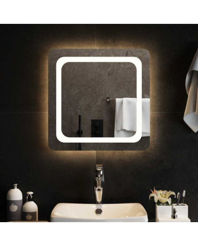 Miroir de salle de bain à LED 50x50 cm | Mobilier & Déco
